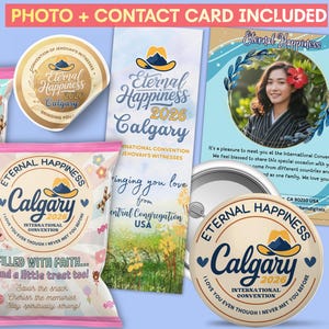 Calgary International Convention 2026 Printable Bundle Custom Chip Bag, Bookmark, Button Pin Sticker, Magnet, JW Convention Digital Download