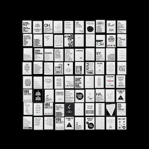 80 Postkarten mit lustigen Sprüchen, Lebensvorrat Humor im Typodesign, Motivation, Arbeit, Party, Alter, Stress, Familie, Sport, Liebe, Büro
