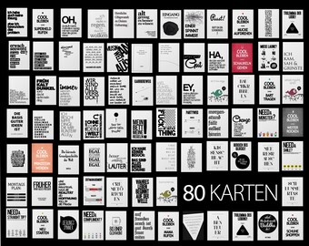 40 Postkarten Mit Lustigen Sprüchen Coole Karten Für Jede Etsy