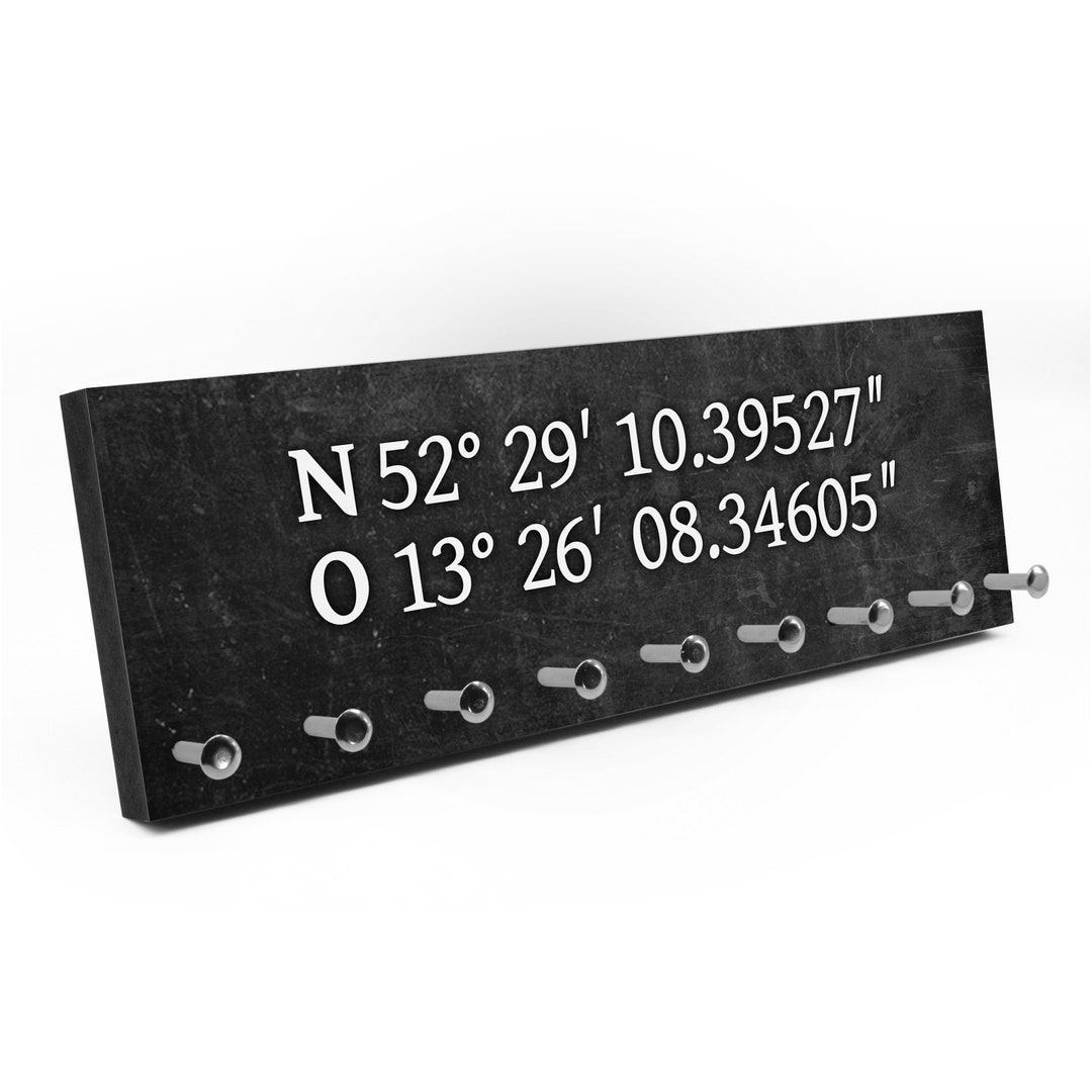 Key Board With Coordinates - Your Desired Location as GPS Coordinates ...