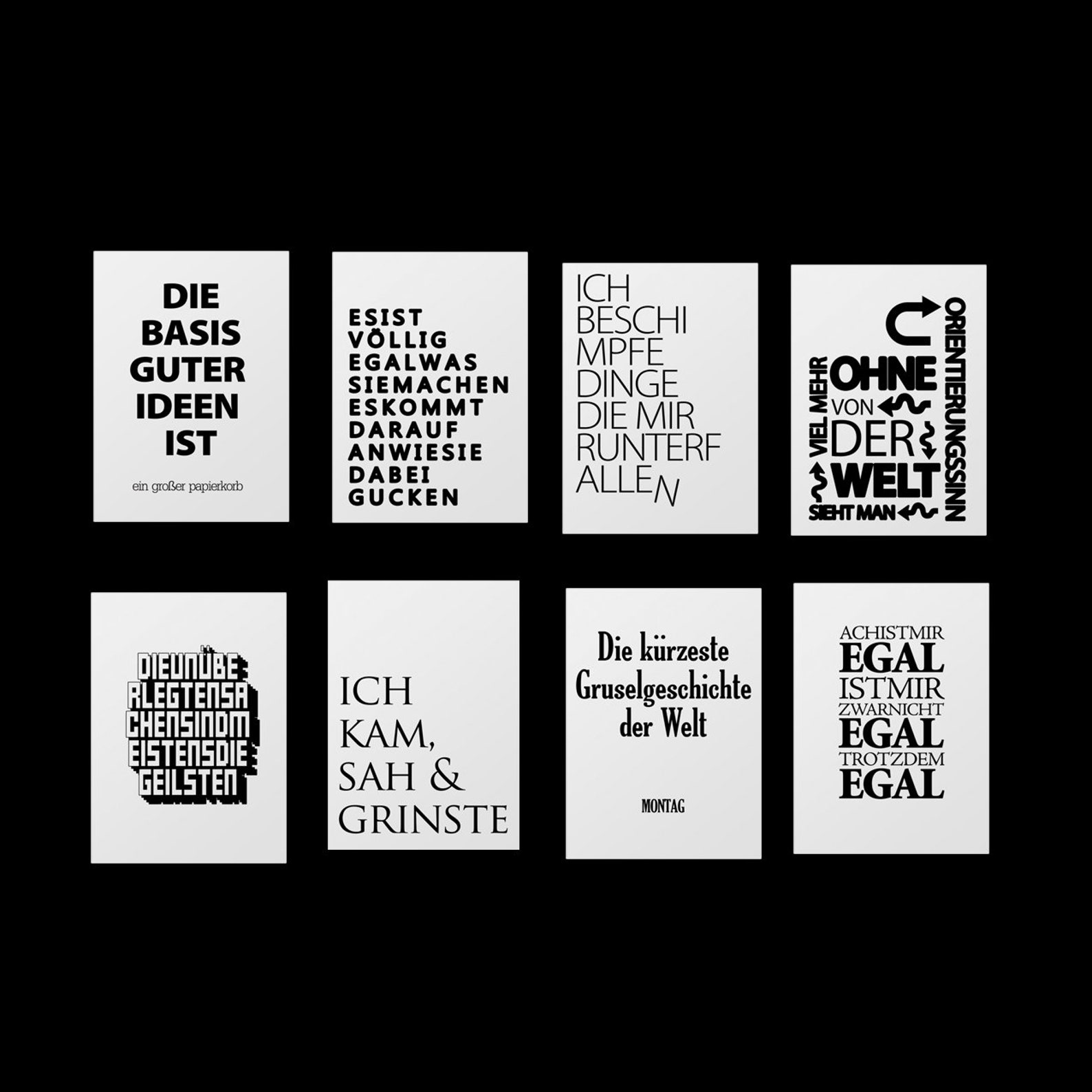 40 Postkarten mit lustigen Sprüchen Coole Karten für jede Etsy.de