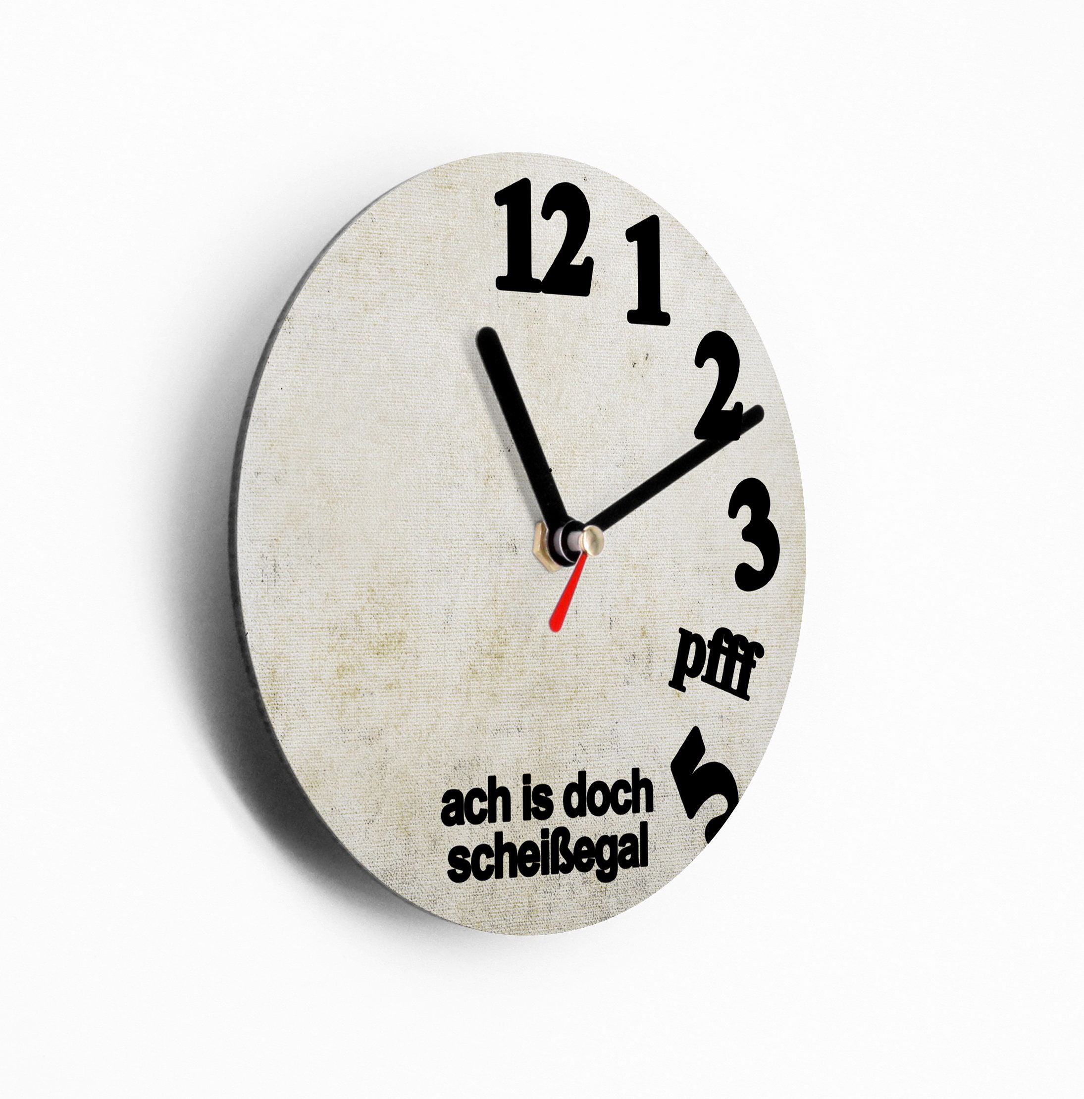 Staan voor Meerdere Socialisme Kleine wandklok 15 cm Maakt niet uit Crazy cheeky clock - Etsy België