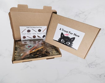 Cat Treat Box, Natural Dried Meat, Healthy Pet Snacks