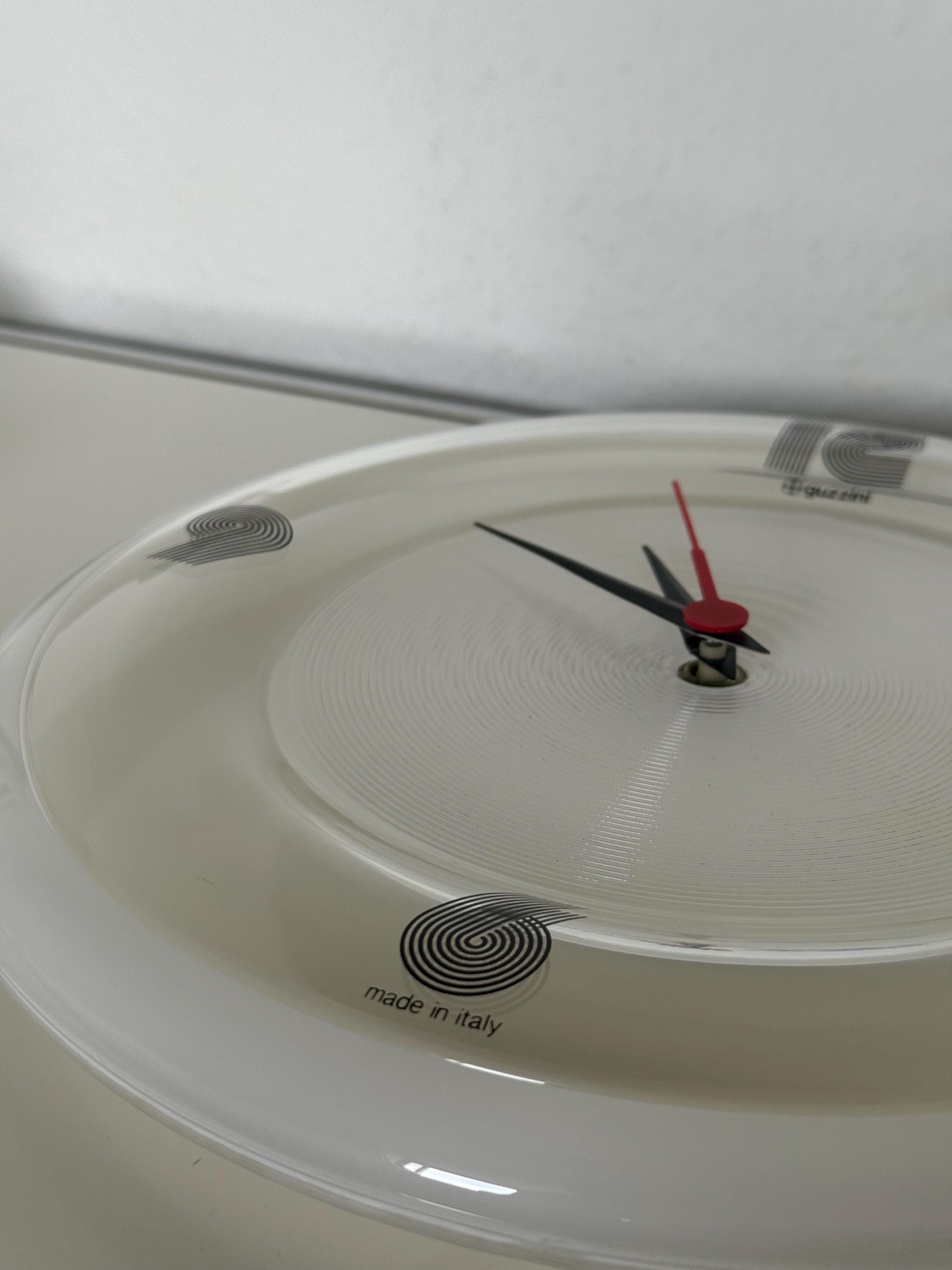 Vintage Guzzini Wall Clock - Etsy