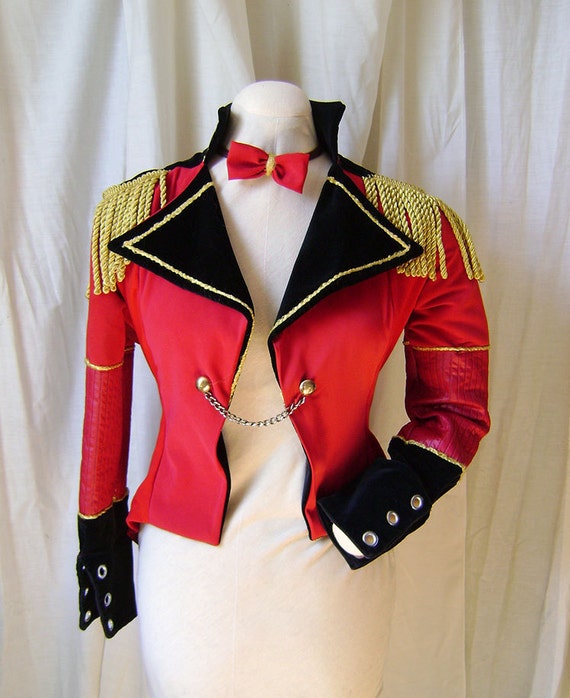 ZirkusdirektorHalloweenKostüm ZirkusTrainer Jacke Hut Etsy