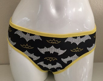 LeoLines, LLC ™ Lycra Fabric Bat Print Underwear Made for Transgender Girls/Women M2F mtf - Panties, Sport Bras