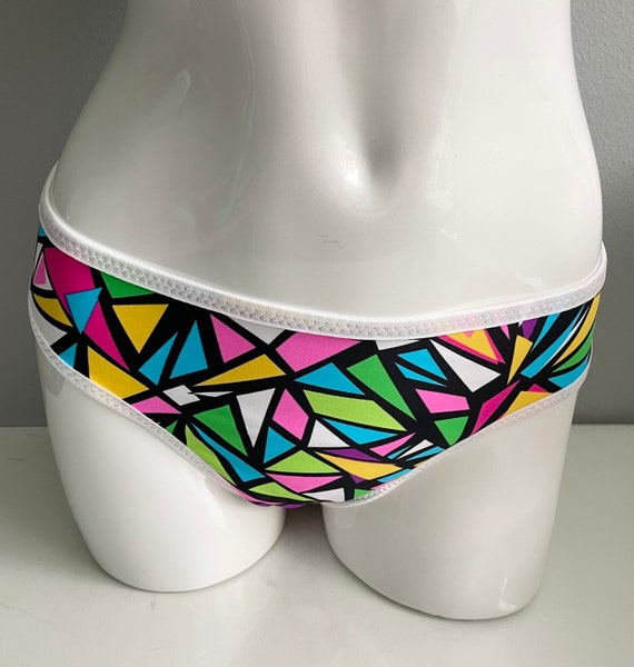 Leolines, LLC ™ LYCRA Stained Glass Print Underwear Made for