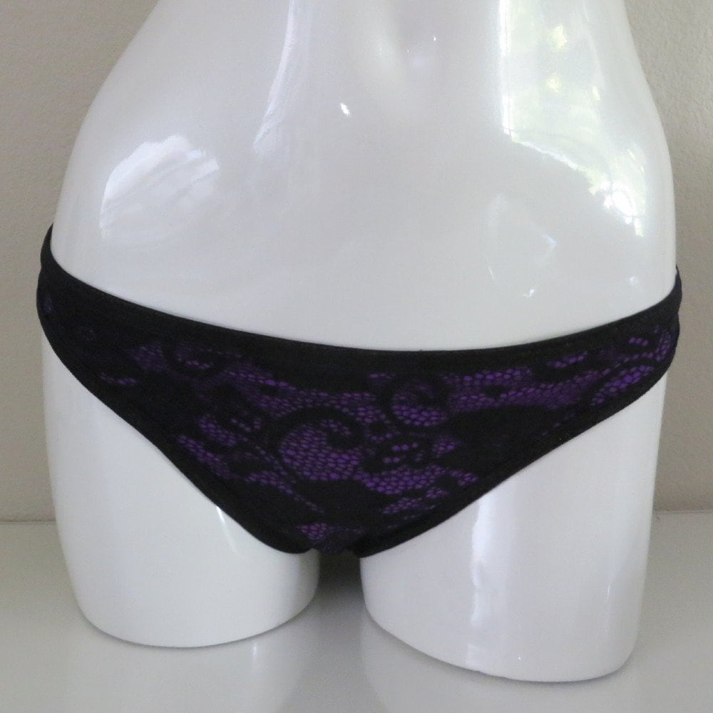Leolines, LLC ™ Black LACE on Purple Lycra Panties/bras Underwear Made for  Transgender Girls/women M2F Mtf Stretch Lace Over Lycra -  Finland