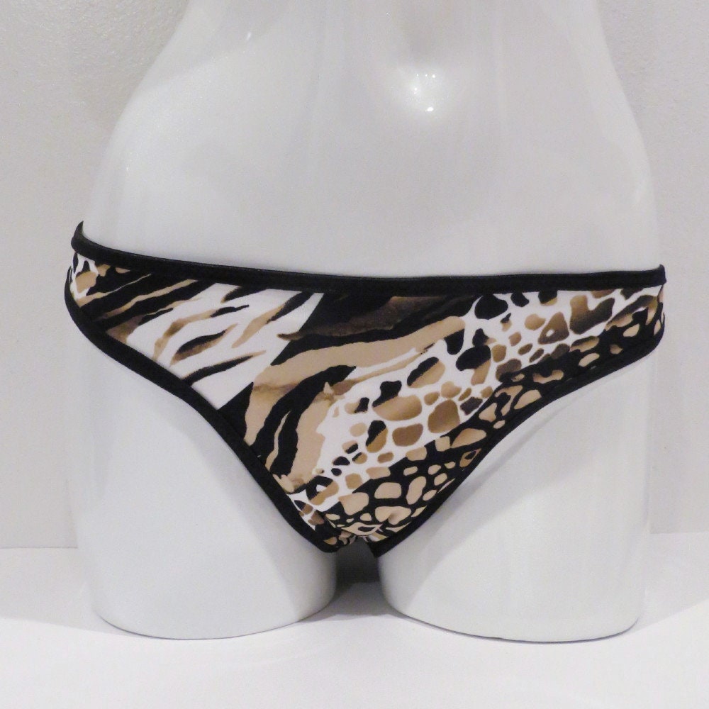 Leolines, LLC ™ Size AXXS Bikini LYCRA Tribal Print Panties