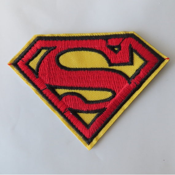 2 1//2/" patches 1 SUPERMAN Logo Iron on applique