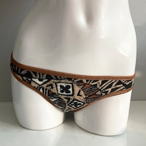 LeoLines, LLC ™ Child Size C10 Bikini - Spandex Fabric Tribal Print Panties Underwear Made for Transgender Girls/Women M2F mtf