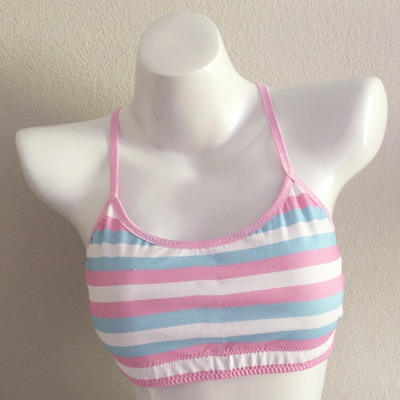 Leolines, LLC ™ TRANSGENDER FLAG Sport Bras Made for Transgender  Girls/women Cotton or Lycra -  Hong Kong