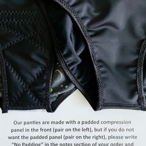 Bielizna LeoLines, LLC™ z tkaniny Spandex z nadrukiem w kształcie nietoperza, przeznaczona dla transpłciowych dziewcząt i kobiet, rozmiar M2F, mtf – majtki, biustonosze sportowe zdjęcie 5