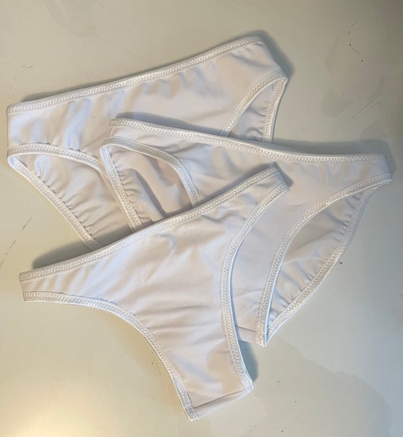 Leolines, LLC ™ 10% OFF LYCRA White Style Sampler 3-pack Panties