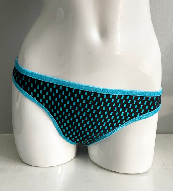 Leolines, LLC ™ Shiny Foil LYCRA Jade Dash Print Underwear Made for  Transgender Girls/women M2F Mtf Panties, Sport Bras 
