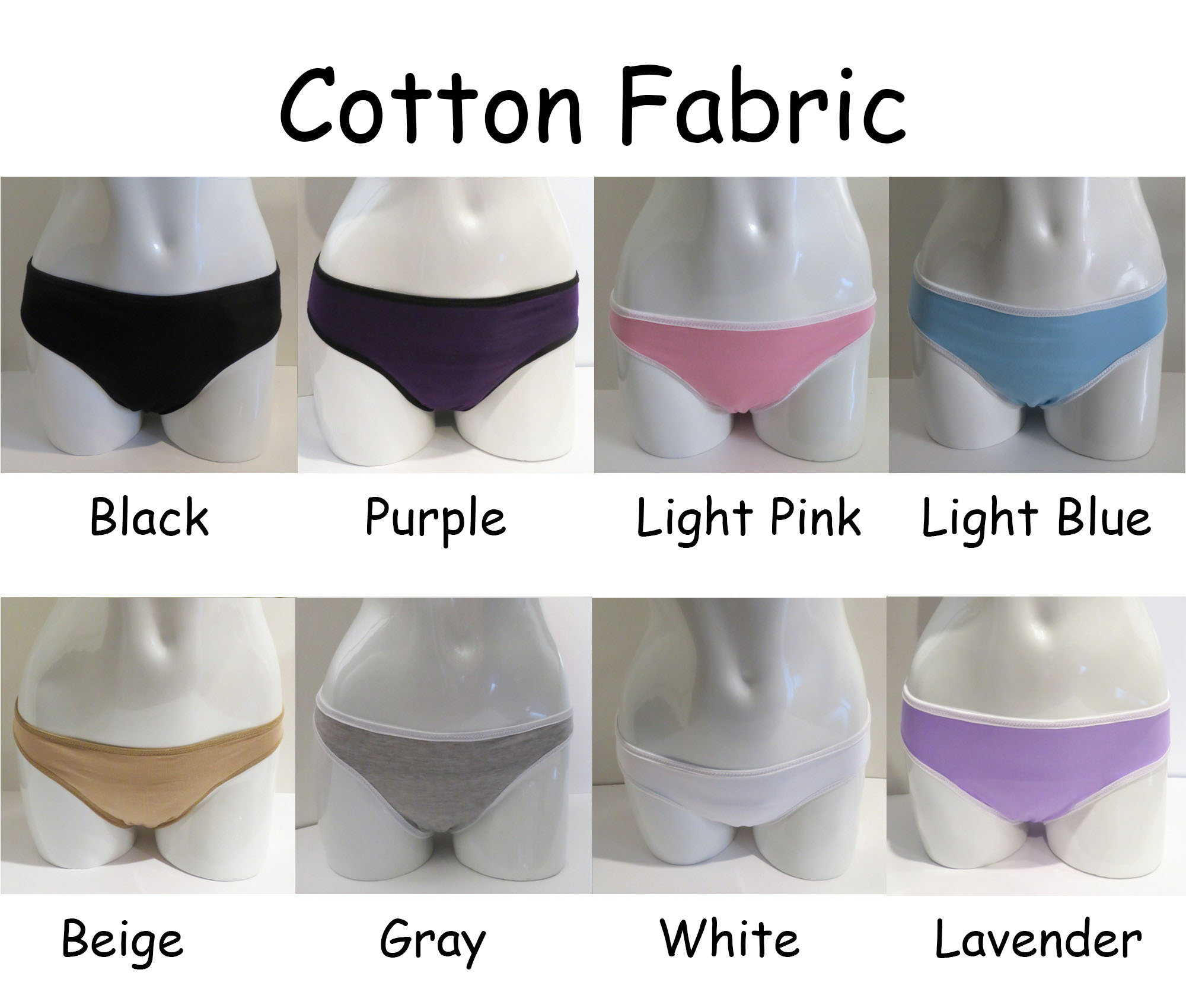 Womens Underwear Comfies Cotton French Cut Underwear 1361