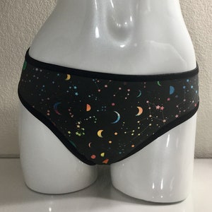 LeoLines, LLC ™ COTTON Rainbow Constellations Print Panties Underwear Made for Transgender Girls/Women M2F mtf - Panties, Sport Bras