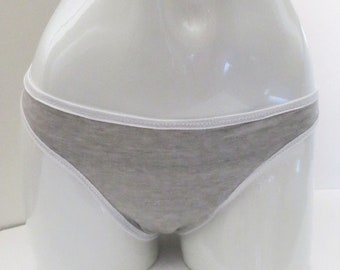 Leolines, LLC ™ GRAY COTTON Panties/bra Underwear Made for