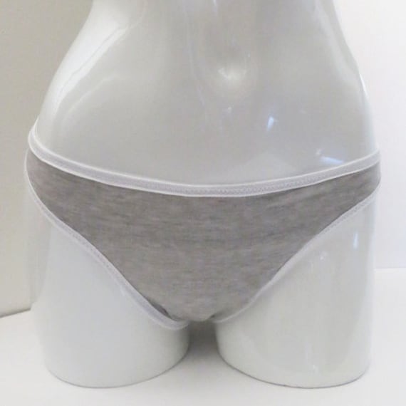 Leolines, LLC ™ GRAY COTTON Panties/bra Underwear Made for