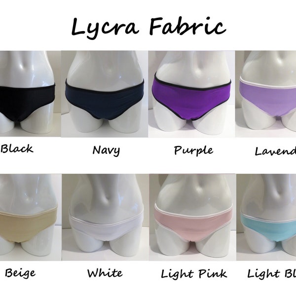 LeoLines, LLC ™ 10% OFF LYCRA Solid Colored 3-Pack Panties Underwear for Transgender Girls/Women M2F mtf