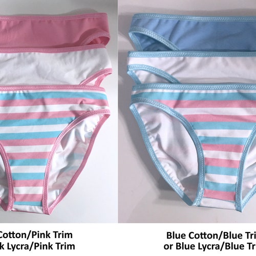 Leolines LLC ™ TRANSGENDER FLAG With Lace Trim Panties Etsy