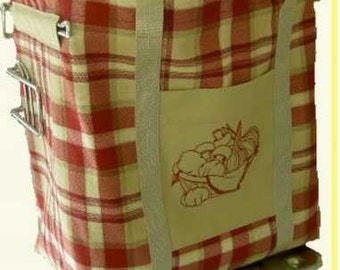 Farmer's Market Tote Bag sewing pattern PDF