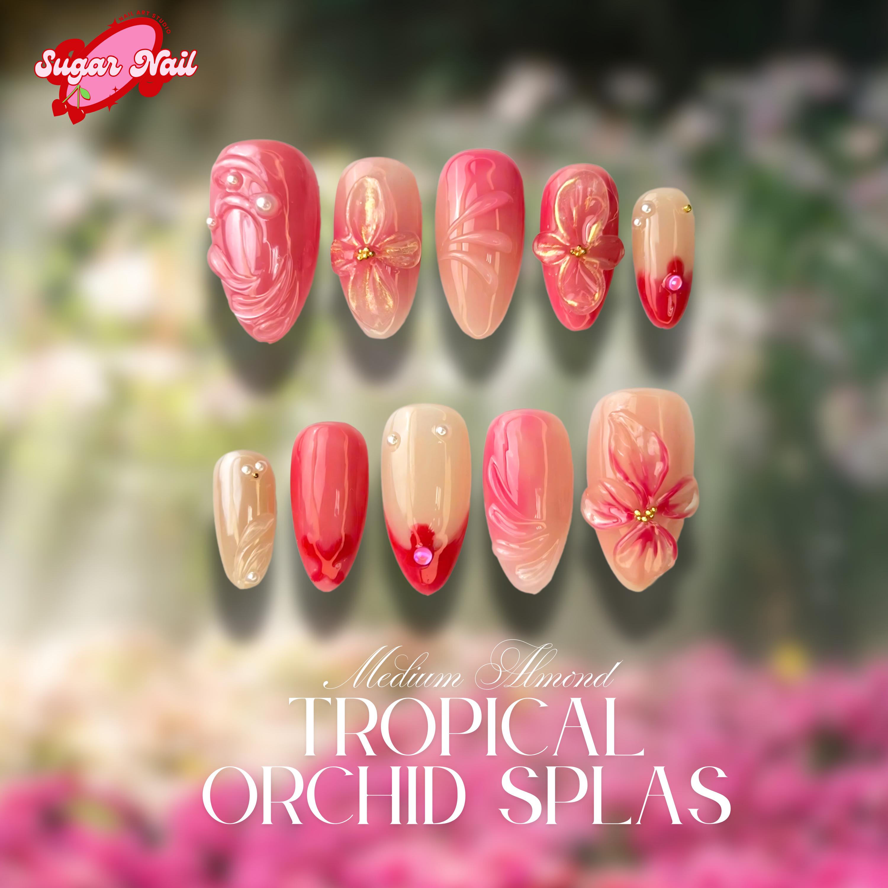 Gel nail designs flower - Etsy België, image size:3000x3000