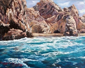 Cabo Wabo original oil painting on canvas