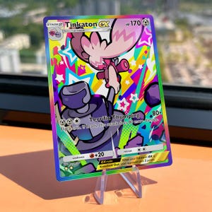 Tinkaton ex Proxy Card, Custom Holo Full Art, Fanmade Pokémon TCG Pocket, High Quality Print, Collectible, Handmade Display Card