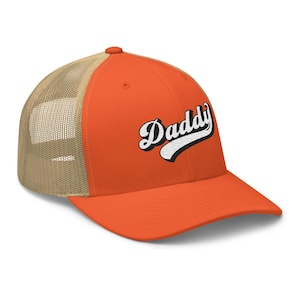Daddy Retro Trucker Hat | Gay Pride Embroidered Baseball Cap | Funny Daddy Hat | LGBTQ+ Gift | Mesh Back Adjustable Hat