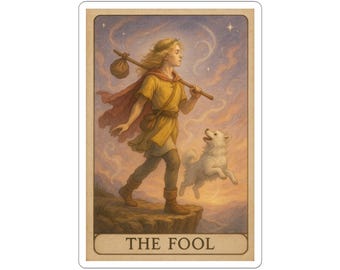 The Fool - Tarot Card Sticker