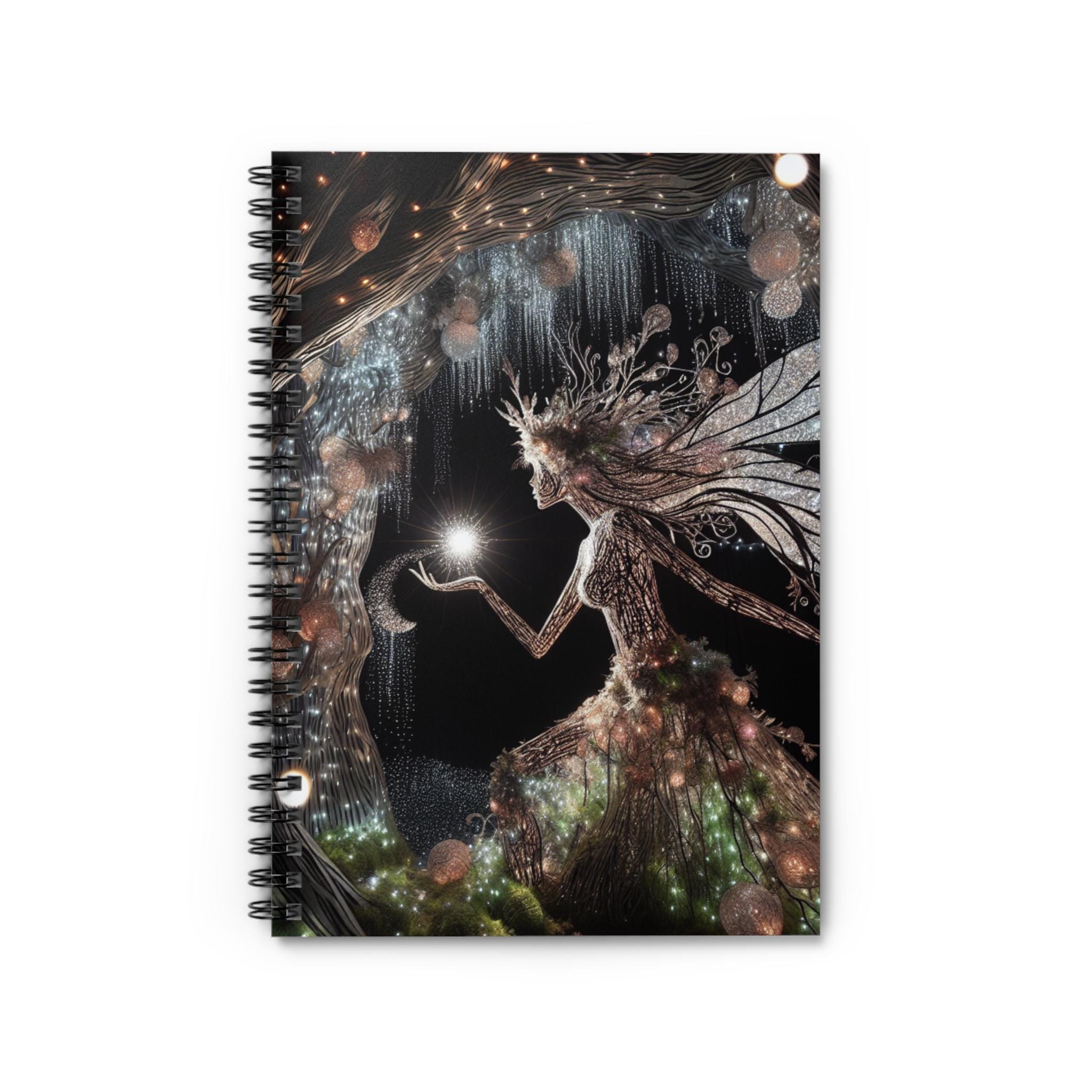 Moonveil The Celestial Fairy -Spiral Notebook