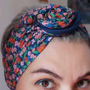 Liberty London Tana Lawn Wire Headband – Nectar Print Hair Accessory