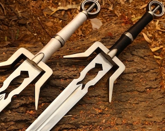 Hand Forged Carbon Steel Fantasy Sword, Medieval Style Display Sword, Gothic Longsword, Collectible Gift