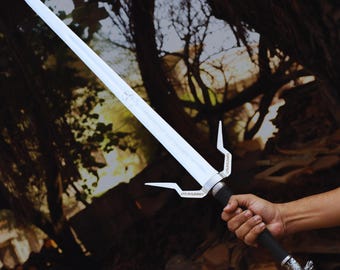 Hand Forged Fantasy Longsword | Medieval Knight Sword | Full Tang Display Sword with Sheath | Collectible Gift