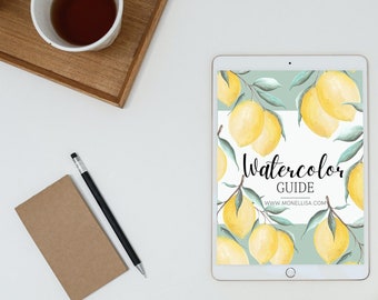 Downloadable Watercolor Guide | Lemon Edition