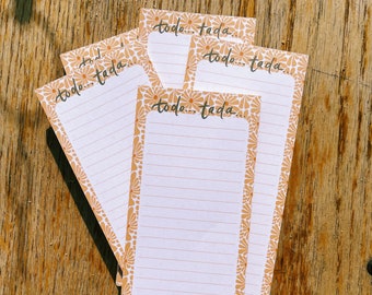 To List 3.5 x 8.5 notepad with magnet