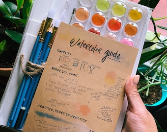 Watercolor Kit + Carry Pouch