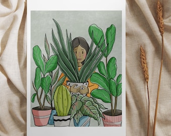 Plant Mom 8x10 Print