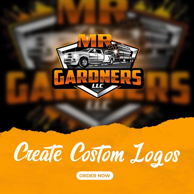 Custom Logo Design, Mascot Logo, Professional Graphic Designer, Business Logo, Auto Detailing Car Logo, Lawn Care Logo, Trucking Logo image 7