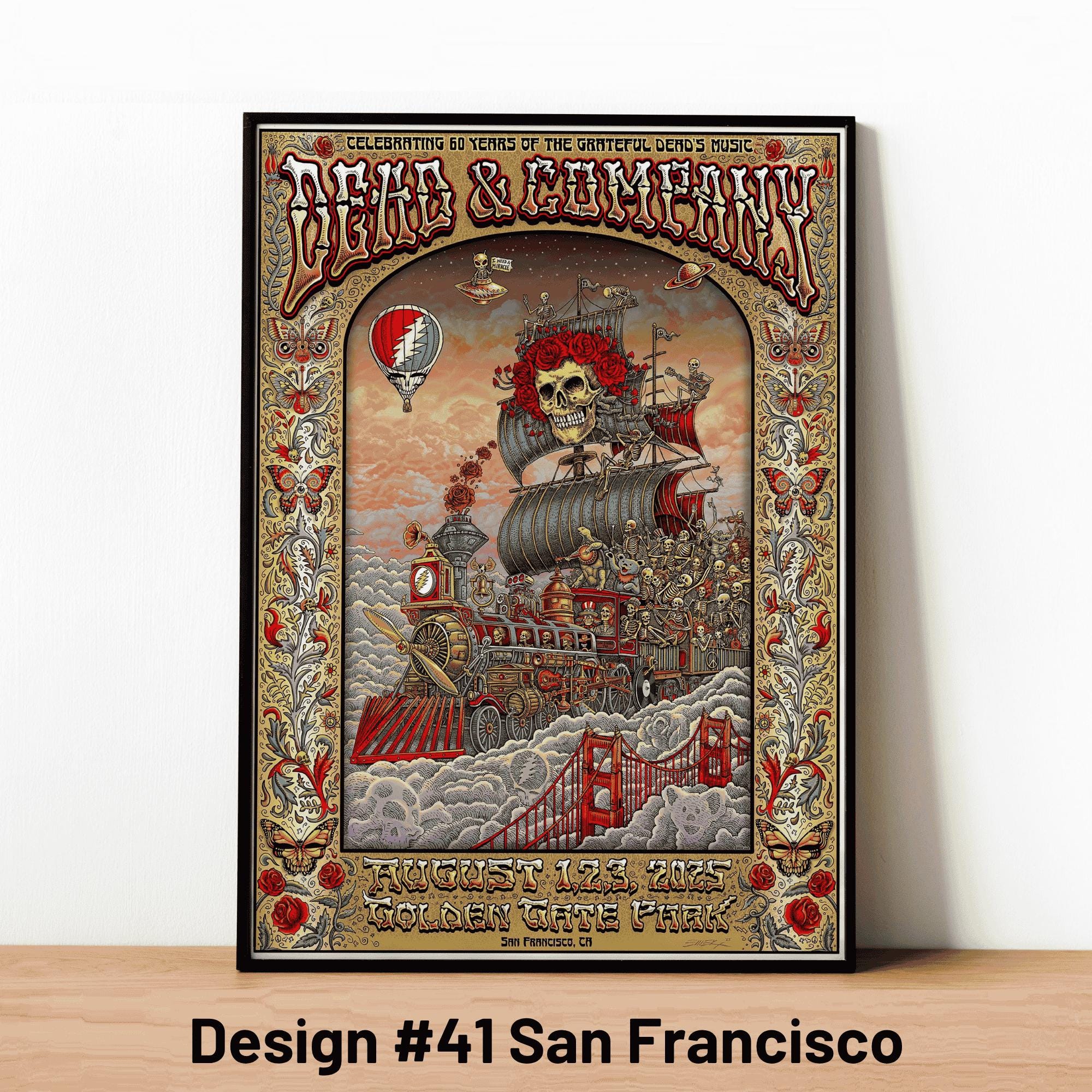 Dead and Company Golden Gate Park Poster, Dead and Co San