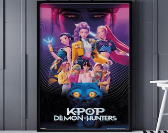 KPop Demon Hunters Posters, KPop Demon Hunters Saja Boys Poster, KPop Demon Hunters Tv Series Poster, KPop Demon Hunters Animation Musical