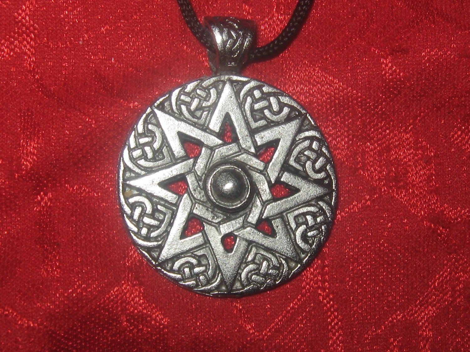 Ishtar Eight Pointed Star Wiccan Pagan Pendant Necklace Etsy