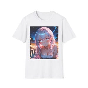 Stylowa koszulka z grafiką anime, odzież codzienna, prezent dla przyjaciół, gadżety anime, moda letnia