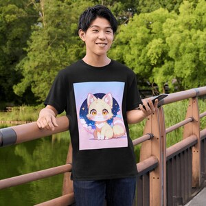 Cute Fox Graphic Tee - Adorable Cartoon Animal T-Shirt for Animal Lovers, Gifts for Kids, Perfect for Casual Wear, Birthday Gift, Unique