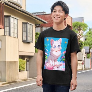 Camiseta con diseño de zorro, acogedora y gráfica para amantes de los animales, ideal para cumpleaños, ropa informal, inspirada en la naturaleza, unisex, de algodón.