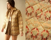 1970 39 s Vintage Liberty Ianthe Print Floral Quilted Padded Cotton Jacket