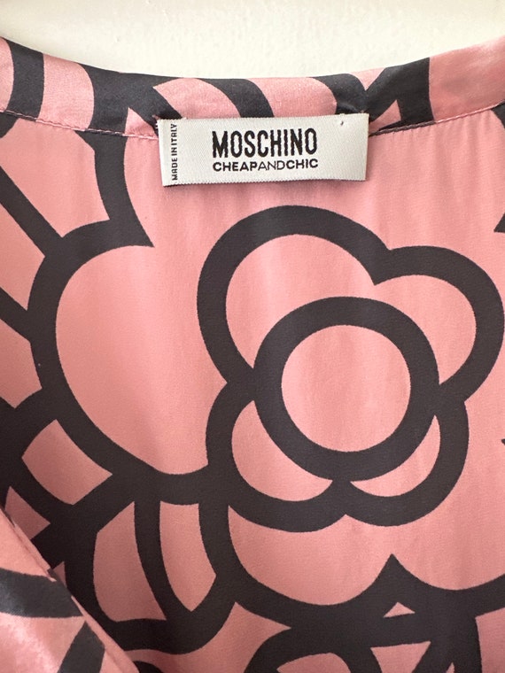 Moschino Cheap And Chic Vintage Y2K Pink Floral 1… - image 7