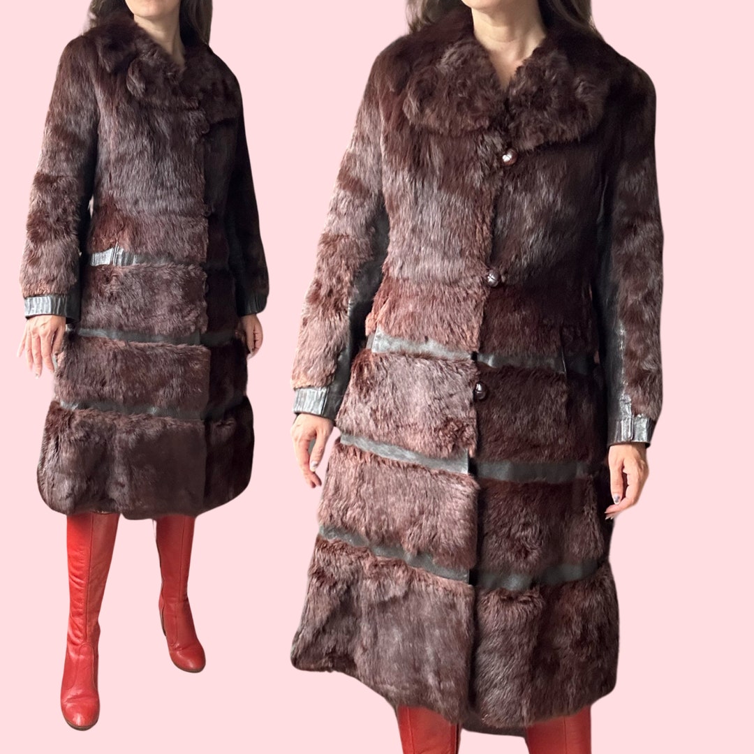 1970 s Vintage Genuine Coney Fur Leather Coat Jacket Etsy UK 1970-s-vintage-genuine-coney-fur-leather-coat-jacket-etsy-uk