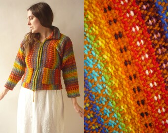 70s Rainbow Sweater - Etsy UK